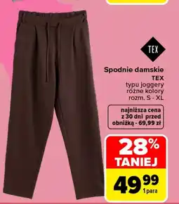 Carrefour Joggery damskie TEX oferta
