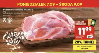 Delikatesy Centrum Łopatka wieprzowa bez kości oferta