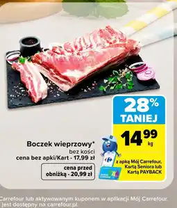 Carrefour Boczek bez kości Carrefour oferta