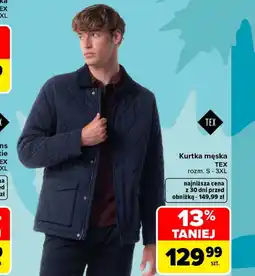 Carrefour Kurtka męska TEX oferta