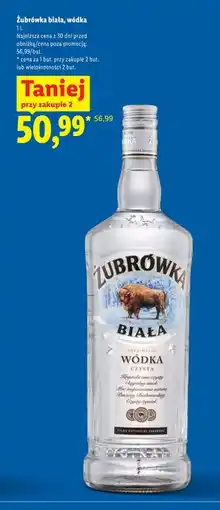 Lidl Wódka Żubrówka oferta