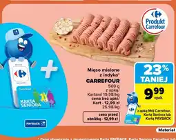 Carrefour Mięso mielone Carrefour oferta