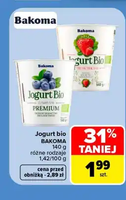 Carrefour Jogurt bio Bakoma oferta