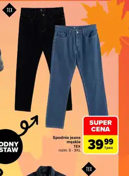 Carrefour Spodnie męskie TEX oferta