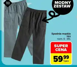Carrefour Spodnie męskie TEX oferta