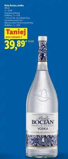 Lidl Wódka Biały Bocian oferta