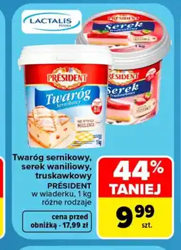 Carrefour Market Twaróg President oferta