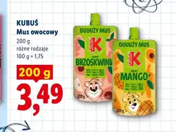 Lidl Mus owocowy Kubuś oferta