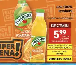 Delikatesy Centrum Sok pomarańcza Tymbark 100% oferta