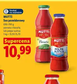 Lidl Passata Mutti oferta