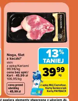 Carrefour Market Noga z kaczki Carrefour oferta