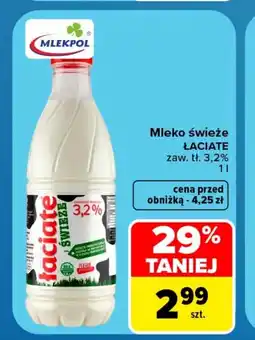 Carrefour Market Mleko Łaciate oferta
