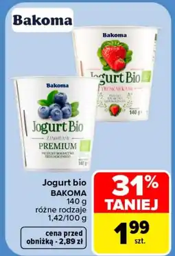 Carrefour Market Jogurt bio Bakoma oferta