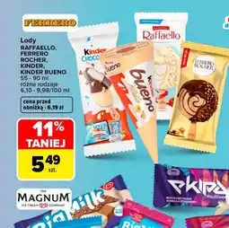 Carrefour Market Lody Kinder oferta