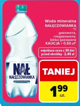 Carrefour Express Woda niegazowana Nałęczowianka oferta