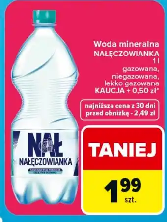 Carrefour Express Woda niegazowana Nałęczowianka oferta