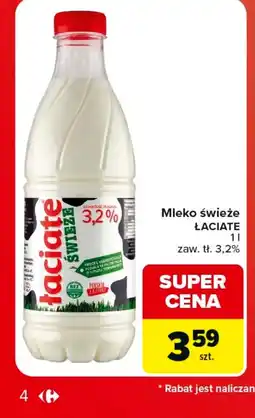 Carrefour Market Mleko Łaciate oferta