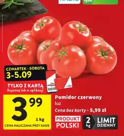 Intermarche Pomidor czerwony luz oferta