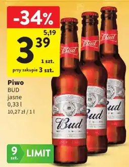 Intermarche Piwo BUD jasne oferta