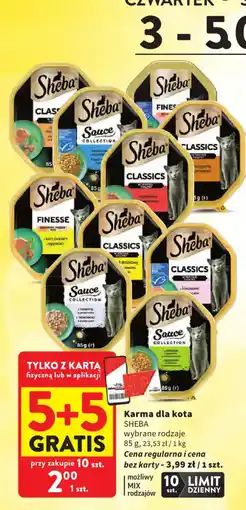 Intermarche Karma dla kota SHEBA wybrane rodzaje oferta