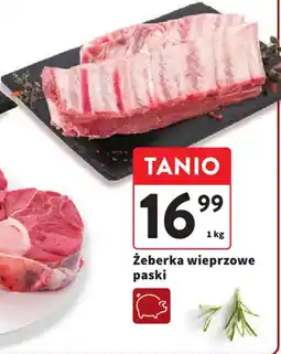 Intermarche Żeberka wieprzowe paski oferta