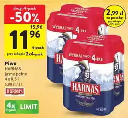 Intermarche Piwo Harnaś jasne pełne oferta