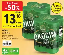 Intermarche Piwo OKOCIM jasne pełne oferta