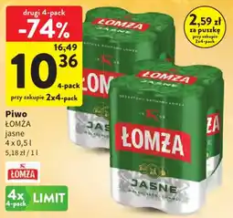 Intermarche Piwo łomża jasne oferta