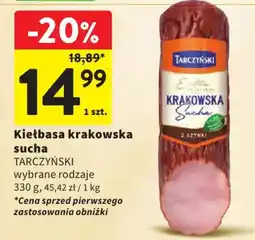 Intermarche Kietbasa krakowska sucha TARCZYŃSKI oferta