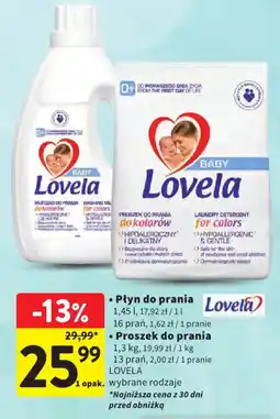 Intermarche Płyn do prania Lovela oferta