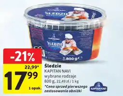 Intermarche Śledzie KAPITAN NAVI oferta