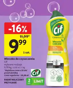 Intermarche Mleczko do czyszczenia Cif oferta