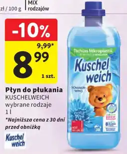 Intermarche Płyn do płukania Kuschelweich wybrane rodzaje oferta