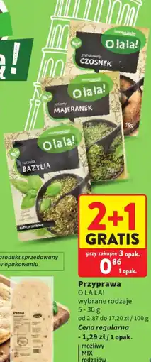 Intermarche Przyprawa O LA LA! wybrane rodzaje oferta