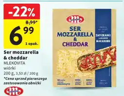 Intermarche Ser mozzarella & cheddar MLEKOVITA oferta