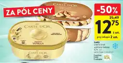Intermarche Lody CARTE D'OR wybrane rodzaje oferta