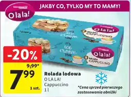 Intermarche Rolada lodowa O LA LA! Cappuccino oferta