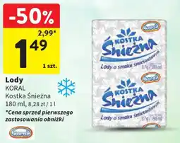 Intermarche Lody KORAL Kostka Śnieżna oferta