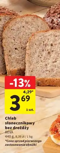 Intermarche Chleb słonecznikowy bez drożdży oferta