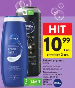 Intermarche Żel pod prysznic NIVEA oferta