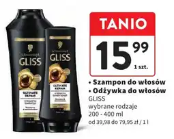 Intermarche Szampon do włosów Odżywka do włosów Gliss oferta