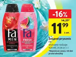 Intermarche Żel pod prysznic FA oferta