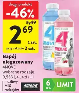 Intermarche Napój niegazowany 4MOVE oferta