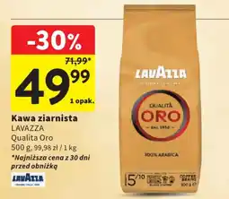 Intermarche Kawa ziarnista LAVAZZA Qualita Oro oferta