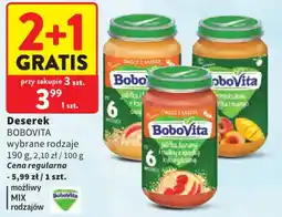 Intermarche Deserek BOBOVITA wybrane rodzaje oferta