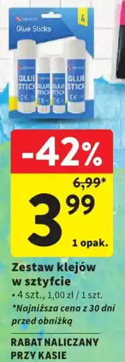 Intermarche Zestaw klejów w szyfcie oferta