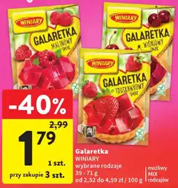 Intermarche Galaretki WINIARY wybrane rodzaje oferta