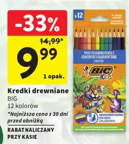 Intermarche Kredki drewniane BIG oferta