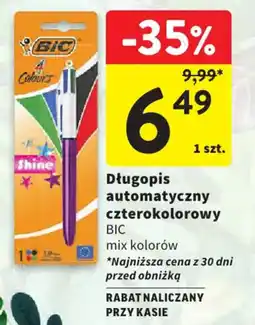 Intermarche Długopis automatyczny czterokolorowy BIC mix kolorów oferta