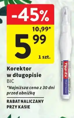 Intermarche Korektor w długopisie BIC oferta